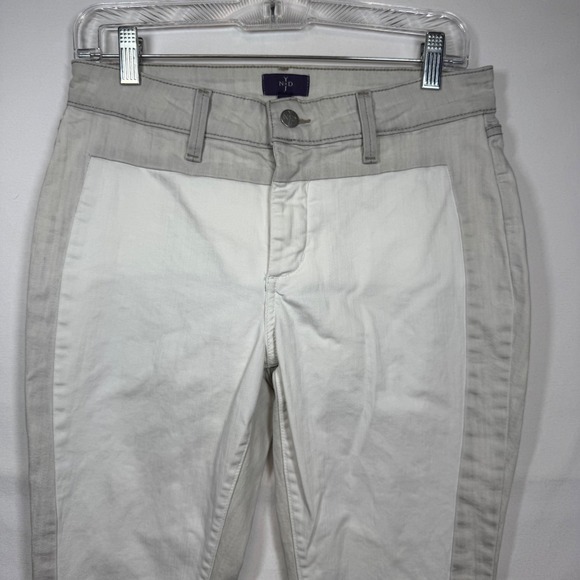 NYDJ Denim - NYDJ Ankle Legging Jeans Womens Petite Color Block‎ Stretch Denim Sz 8P